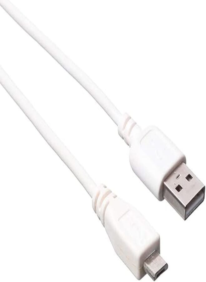 Keendex kx1883 usb to micro charging cable for speaker, mobile, power bank, 10cm - white